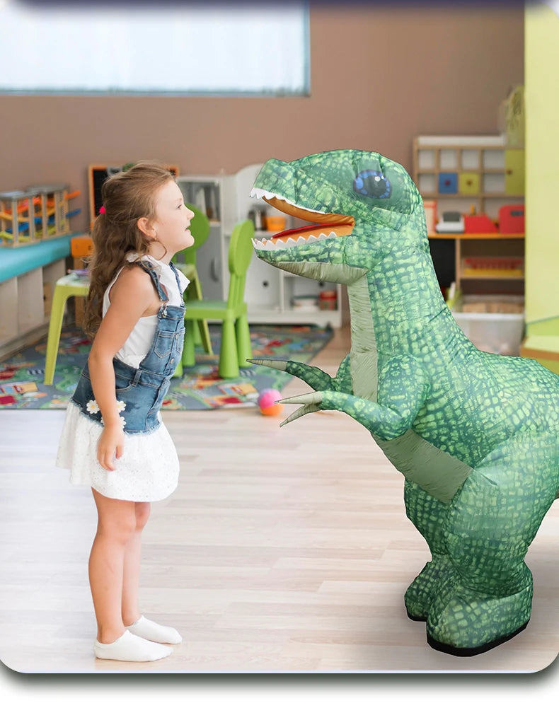 Extra Large Remote Control Tyrannosaurus Rex - Walking, Screaming, Inflatable Dinosaur Toy – View 16 | Toki Toy Box