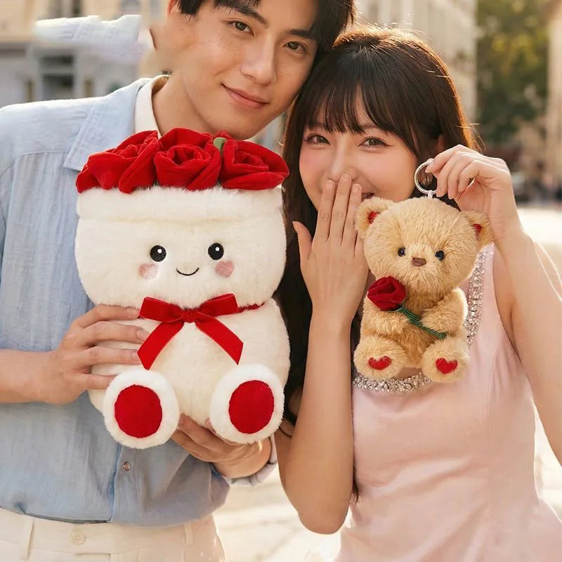 Plush Bouquet – Mini Bear Keychain | Toki Toy Box