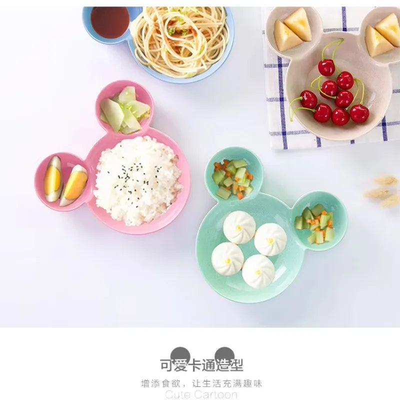Wheat Straw Kids Dinner Set for Easy Self-Feeding
