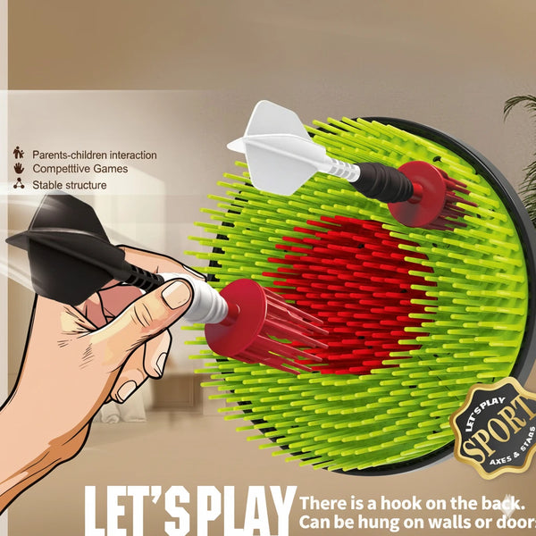 Foam Axe Throwing Game – Target Dart Set