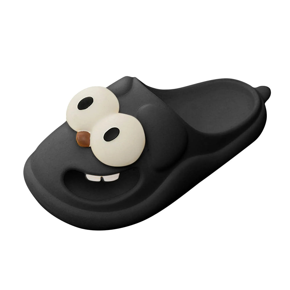 Cute Big-Eye Puppy Slippers for Women - Toki Toy Box