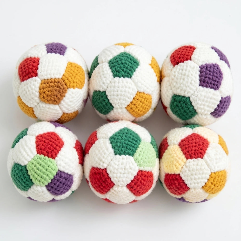 Crochet Juggling Balls Set – Soft Bean Bags for Kids - Toki Toy Box