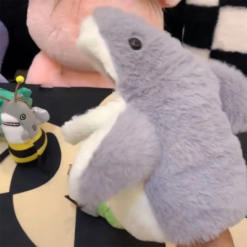 Plush Shark Hand Puppet Toy for Kids | Toki Toy Box - Toki Toy Box