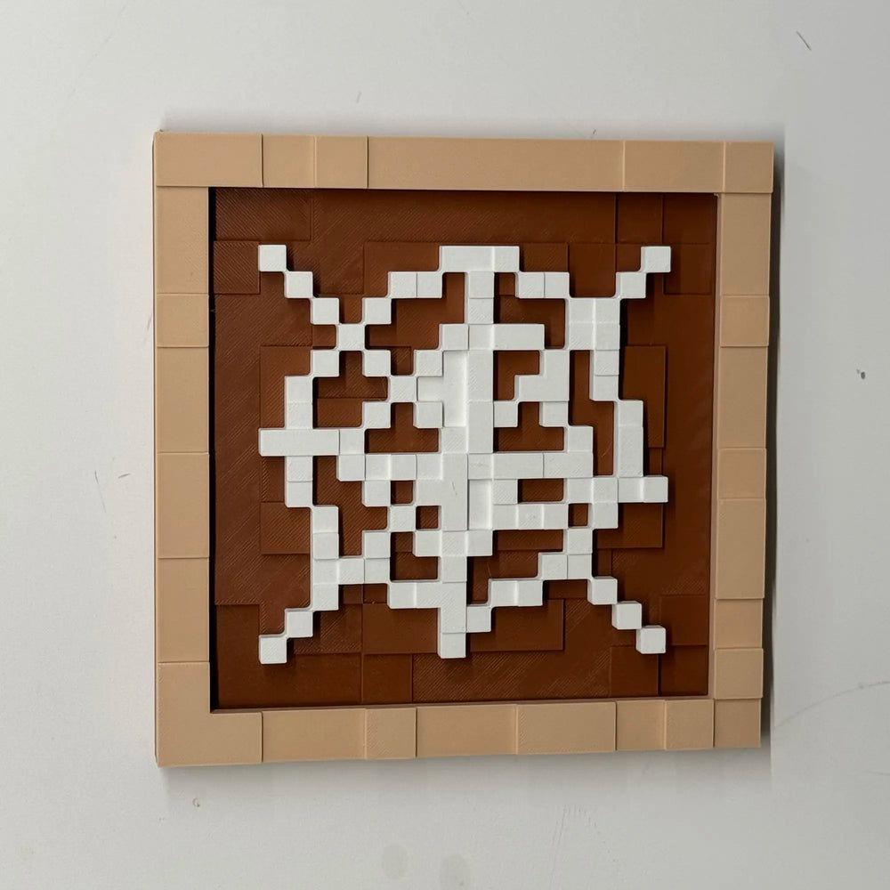 Pixel Game Item Frame – 3D Printed Display