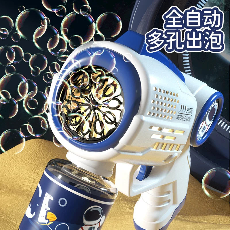 Astronaut Bubble Machine – Automatic Rocket Blaster Toy – Features | Toki Toy Box