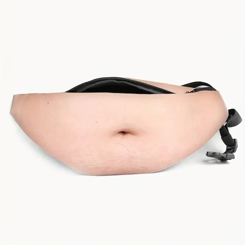 Dad bod beer belly bag detail