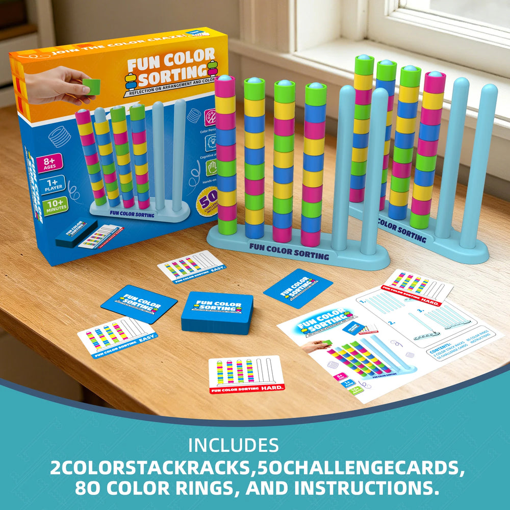 Color Stack Strategy Game for Family Fun