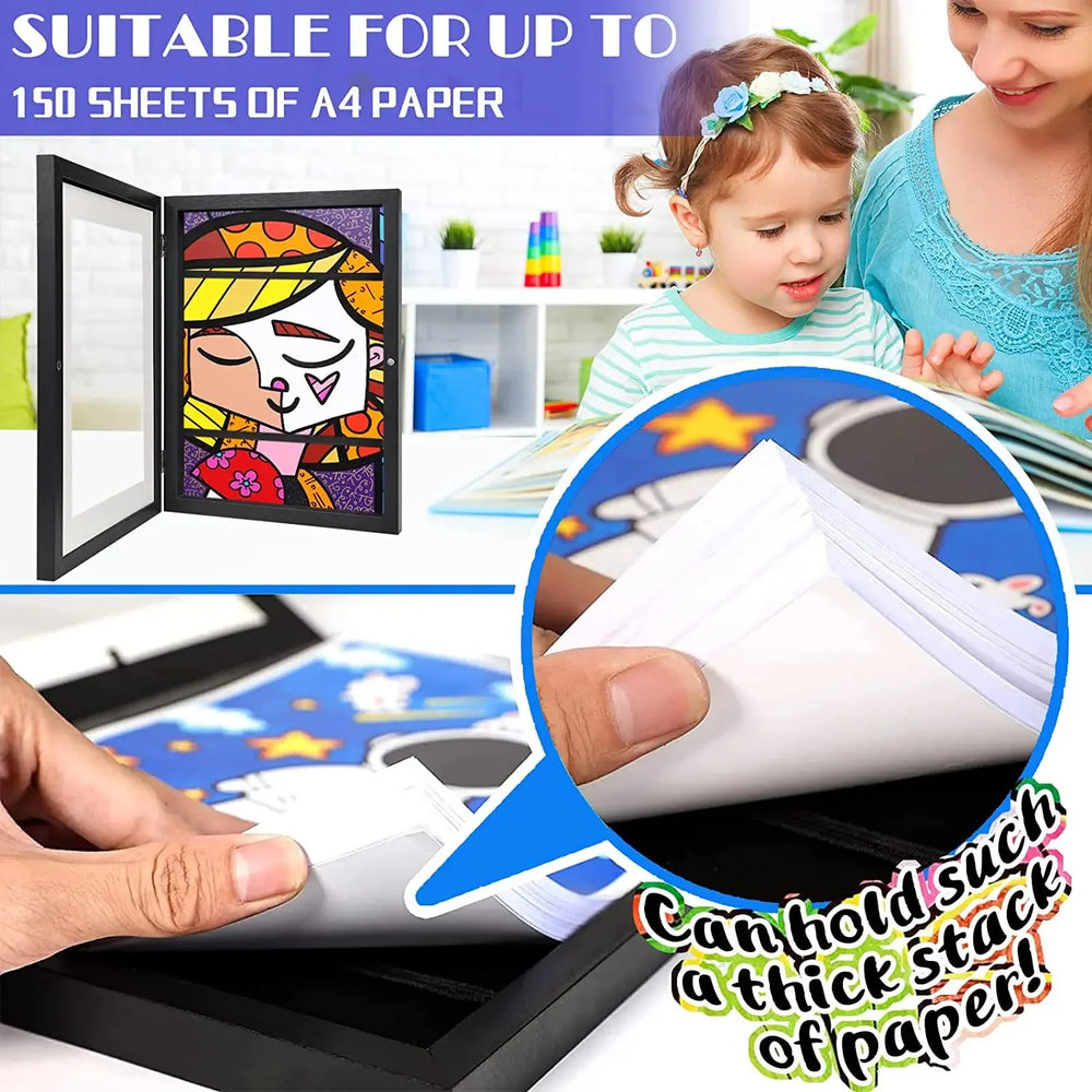 Kids Art Display Frame – Easy-Change Artwork Showcase