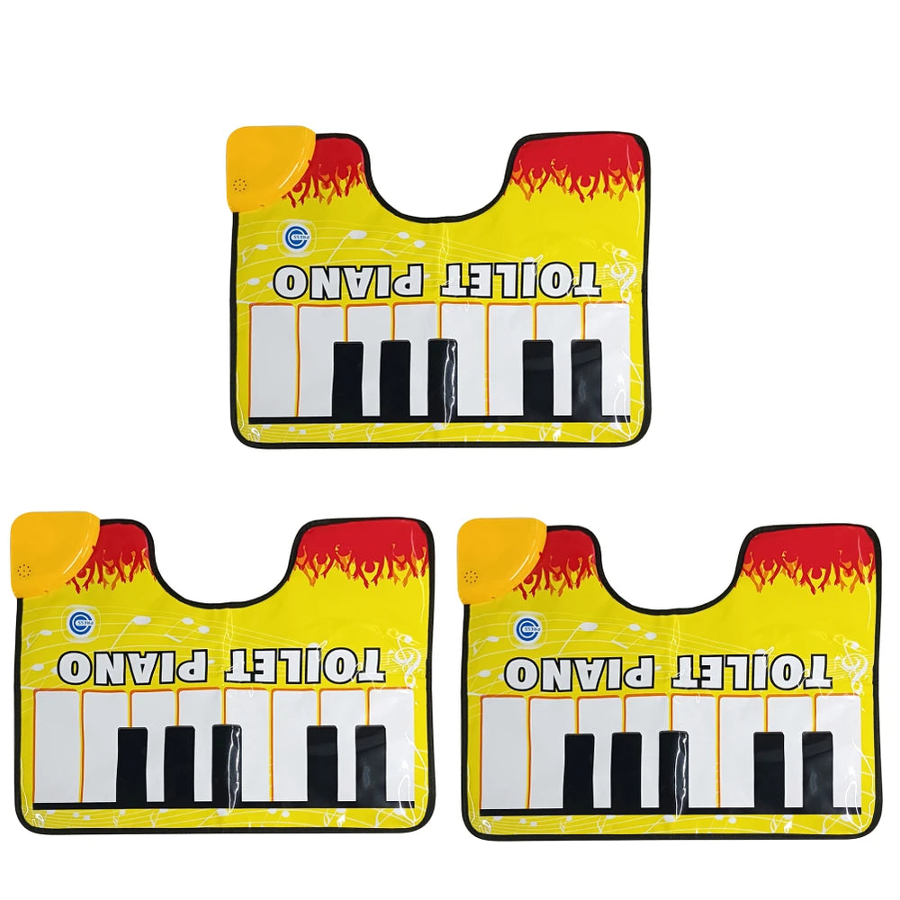 Toilet Piano Mat – Funny Musical Rug – Color Options | Toki Toy Box
