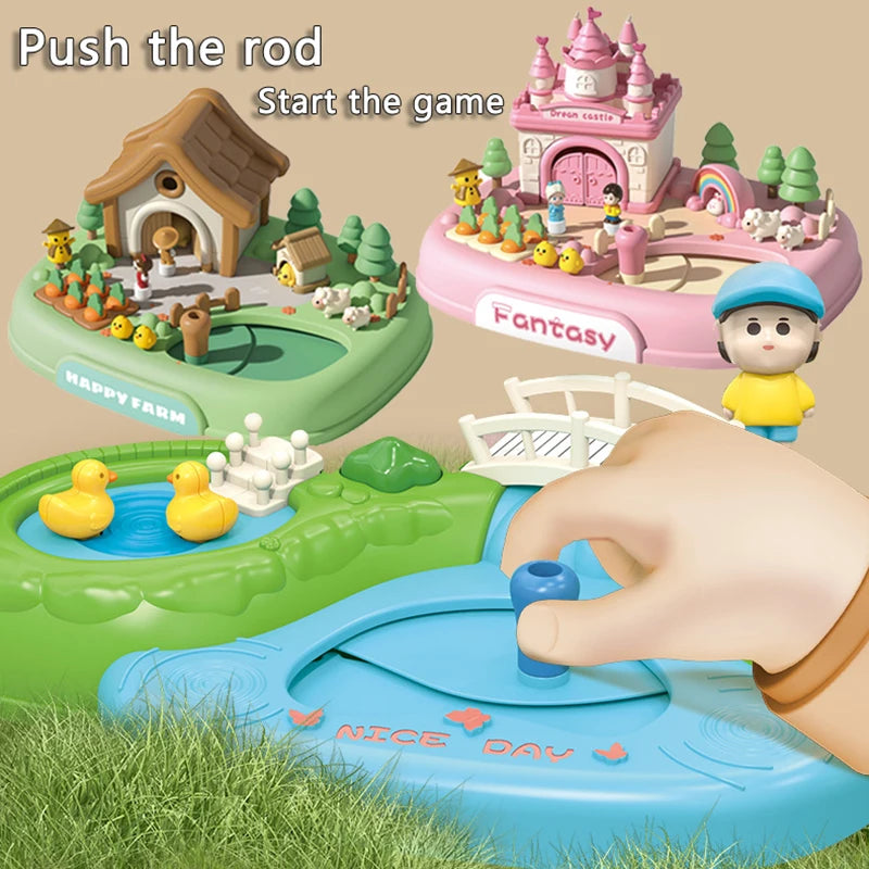 Magnetic Dollhouse Playset – Creative Princess Toy for Kids - Toki Toy Box