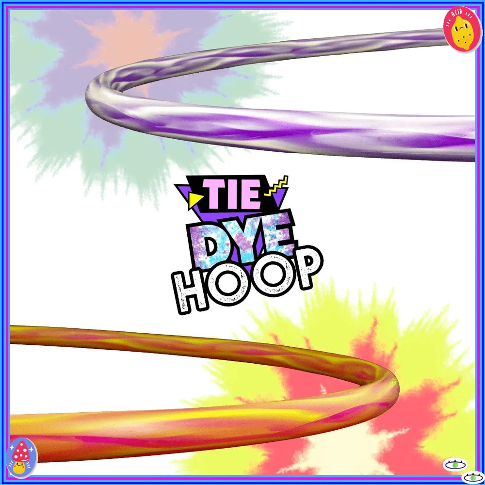 Colorful Tie-Dye Hula Hoop for Kids | TokiToyBox