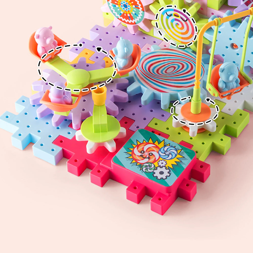 Electric Building Blocks Set 83PCS for Creative Kids - Toki Toy Box