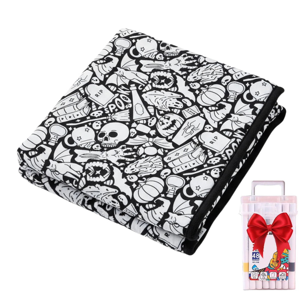 Color Your Own Blanket – Creative Fuzzy Art Kit – View 18 | Toki Toy Box