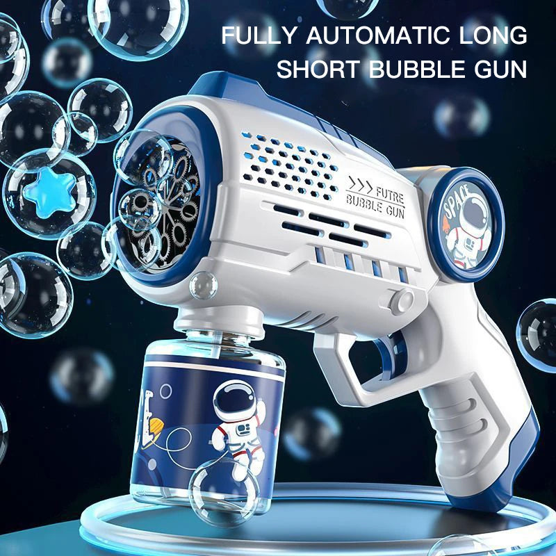 Astronaut Bubble Machine – Automatic Rocket Blaster Toy – Whats Included | Toki Toy Box