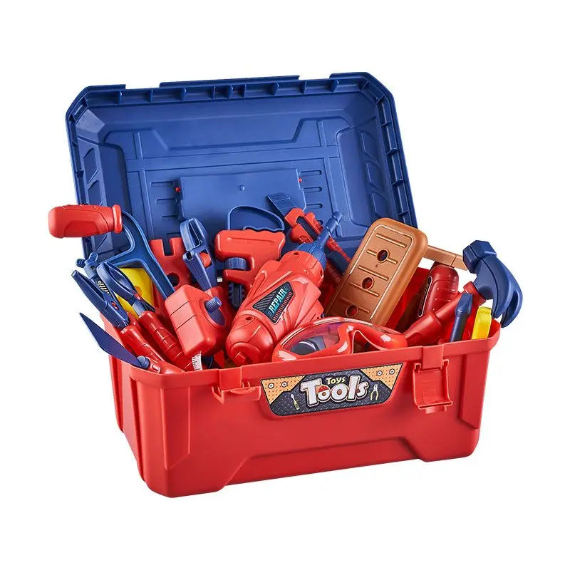 Kids Electric Drill Workbench – 46-48 Piece Tool Set