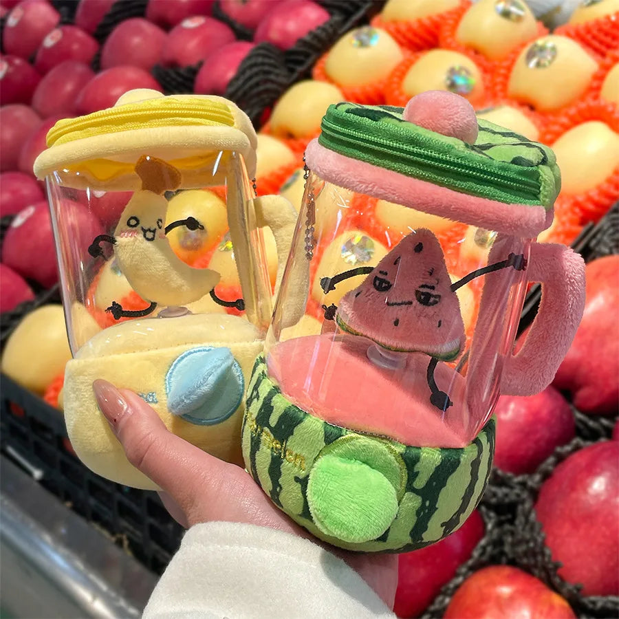 Fruit Pull Plush Toy – Funny Drawstring Buddy for Kids