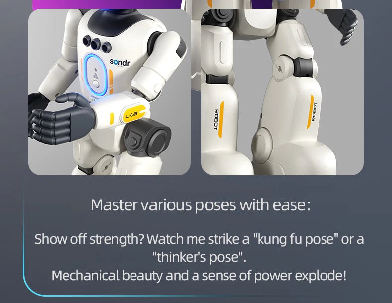 RC Robot Intelligent Robot for Children Remote Controlled Robots Smart Intelligent Dancing RC Robot Toy Gift for Kid R40