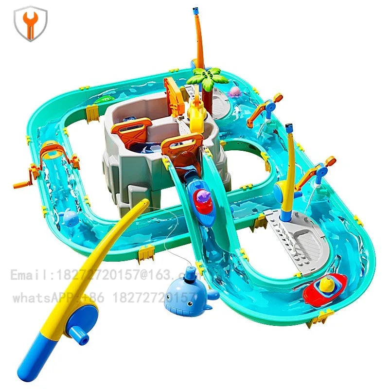 Water Adventure Play Set with Fishing Game
