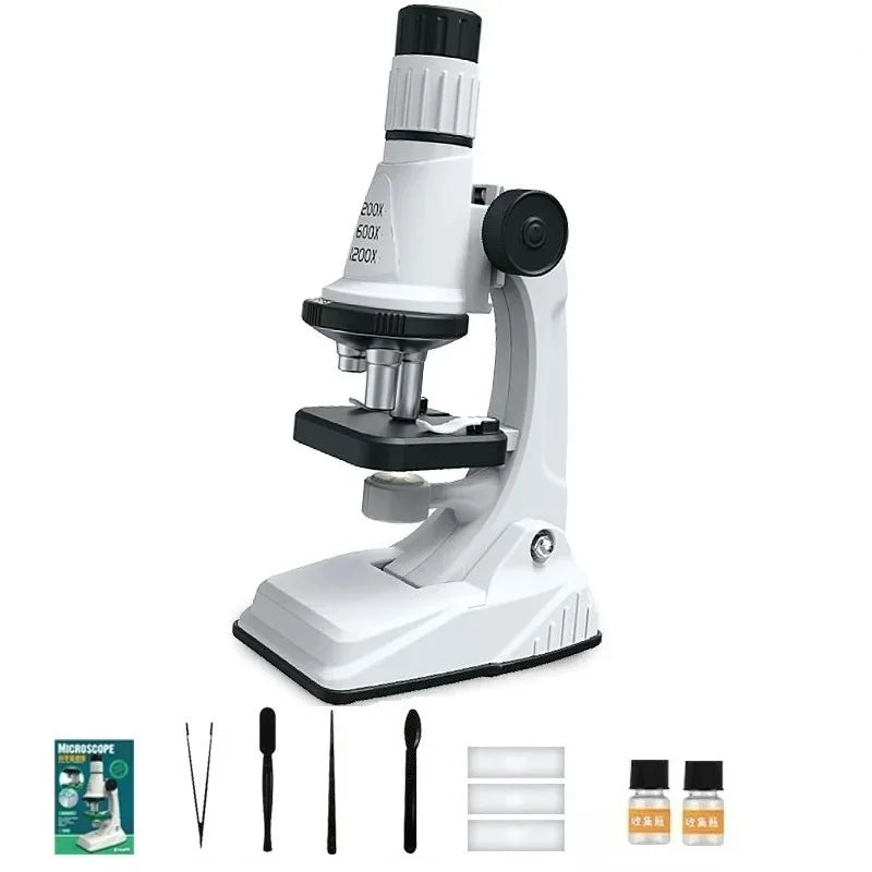 Kids Microscope Kit – 200x-1200x STEM Science Set