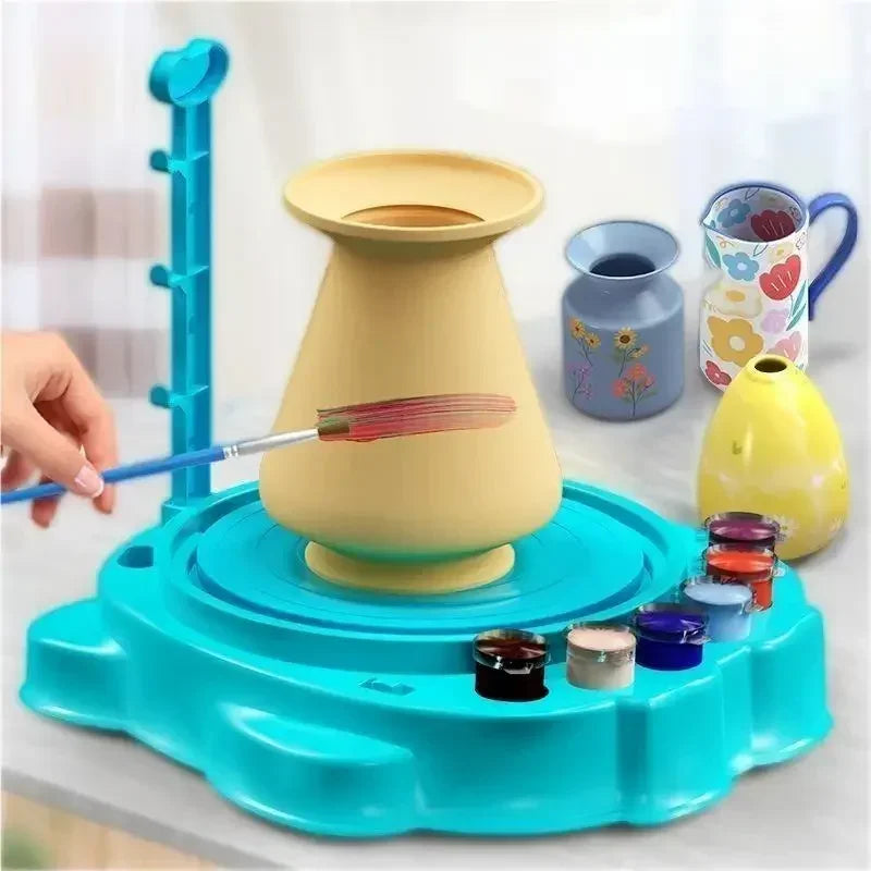 Electric Pottery Wheel Kit with Foot Pedal for Beginner