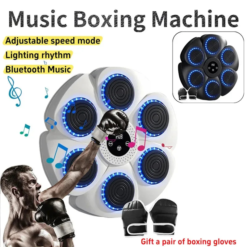 Smart Musical Boxing Machine – Portable Interactive Training Device – Side View | Toki Toy Box