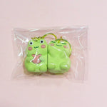 Magnetic Panda Couple Keychain – Cute Backpack Charm - Toki Toy Box