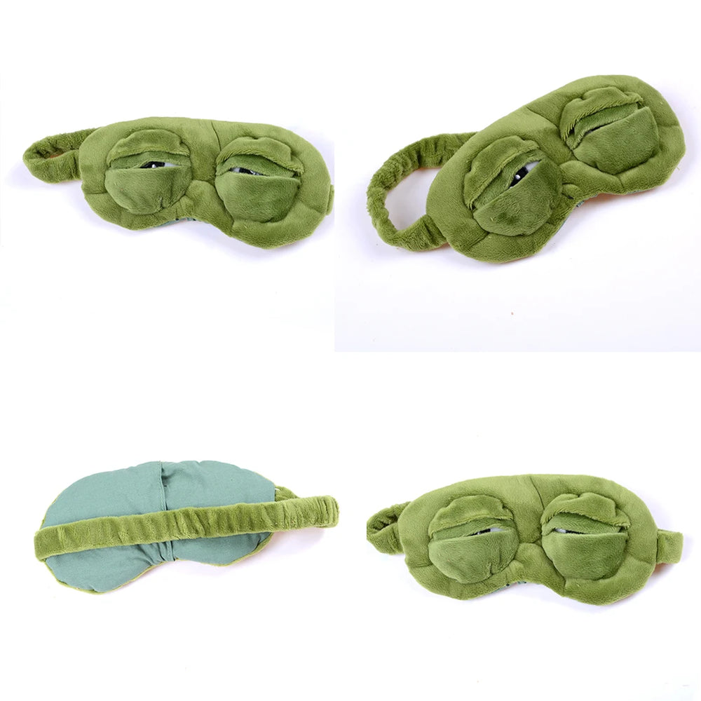 Frog Sleep Mask – Worn on Face | Toki Toy Box