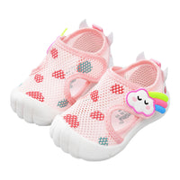 Breathable Non-Slip Baby Walking Shoes – Soft, Comfy & Supportive for Spring/Summer.