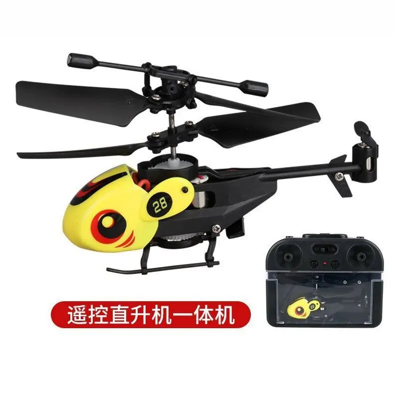 Mini RC Helicopter – Crash-Resistant Flying Toy