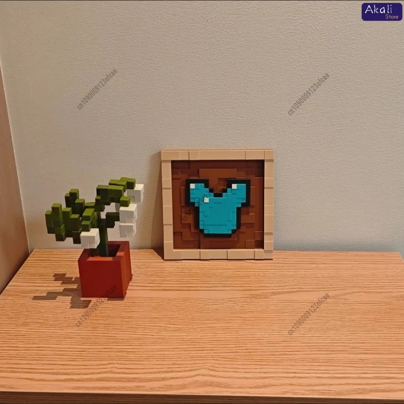 Pixel Item Frame – Sword Design Close-Up | Toki Toy Box