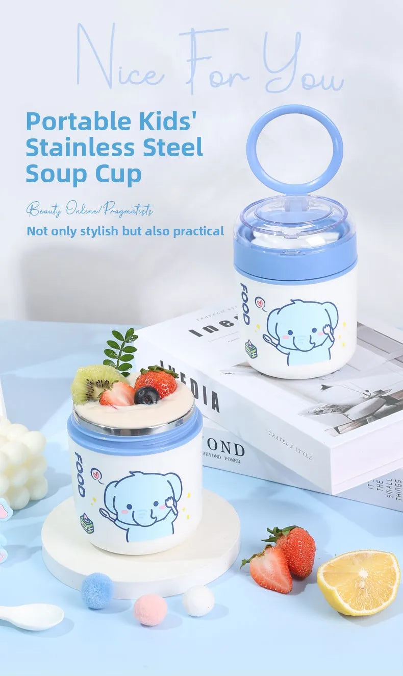Insulated Stainless Steel Lunch Box Set – Portable Meal Kit