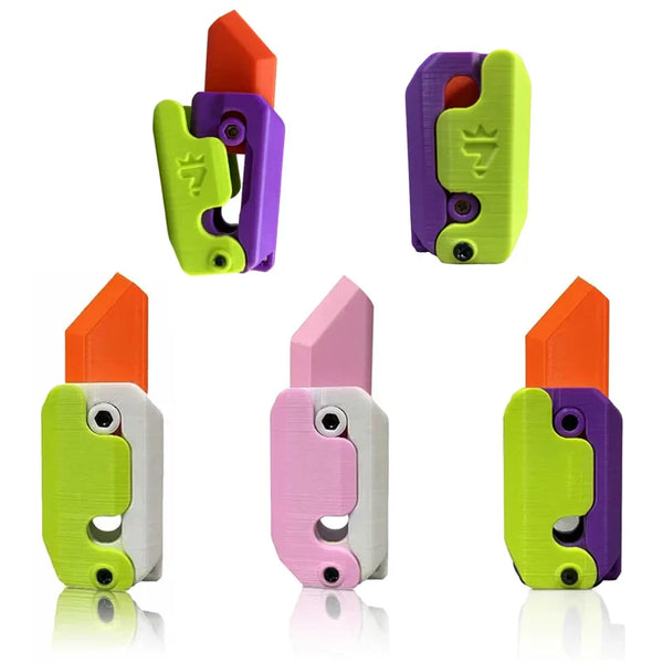 Carrot Fidget Toy – Gravity Flip Stress Relief Gadget