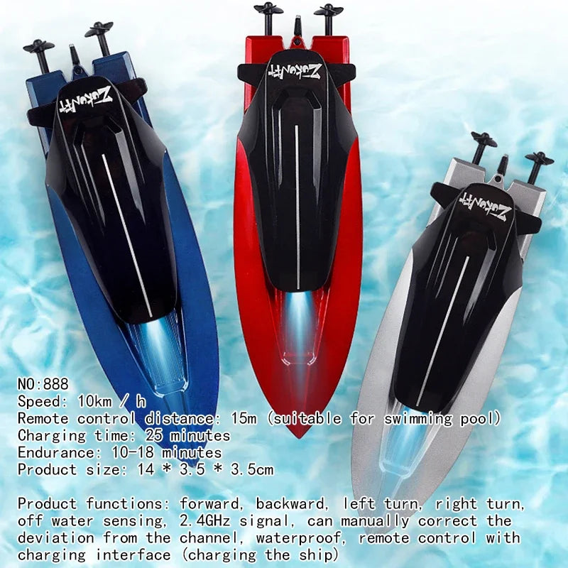 RC Speed Boat Toy – Fast Remote Control Water Racer – Whats Included | Toki Toy Box