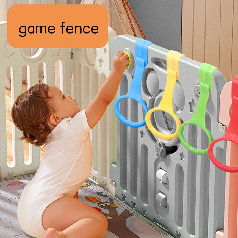 Baby Pull-Up Rings for Standing Support | Toki Toy – Side View | Toki Toy Box