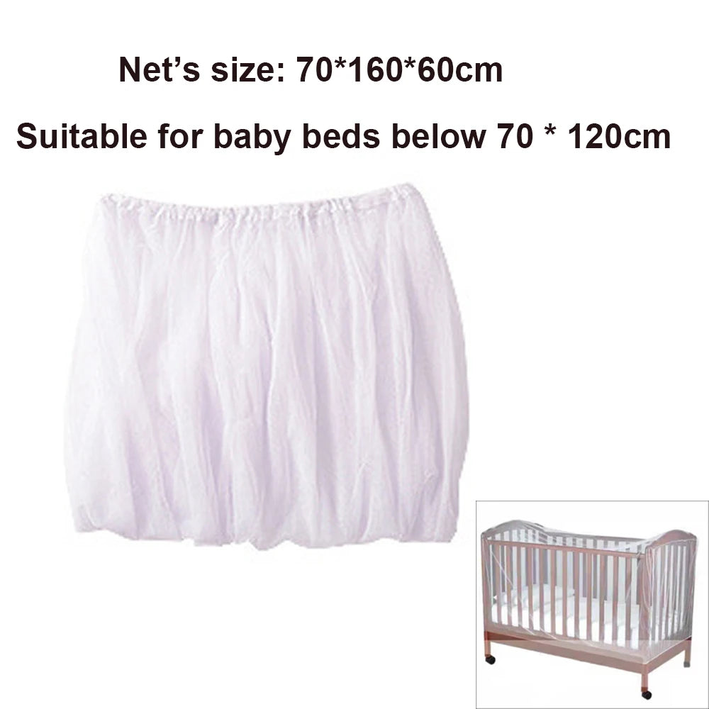 Portable Baby Crib Mosquito Net – Foldable 360° Protection