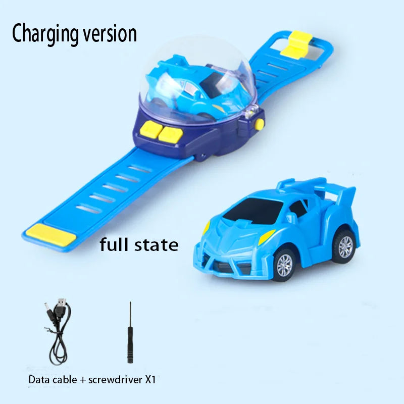 Mini RC Watch Car for Kids | USB Racing Toy - Toki Toy Box
