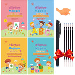 Multilingual Magic Practice Book Set – Reusable Handwriting Workbooks