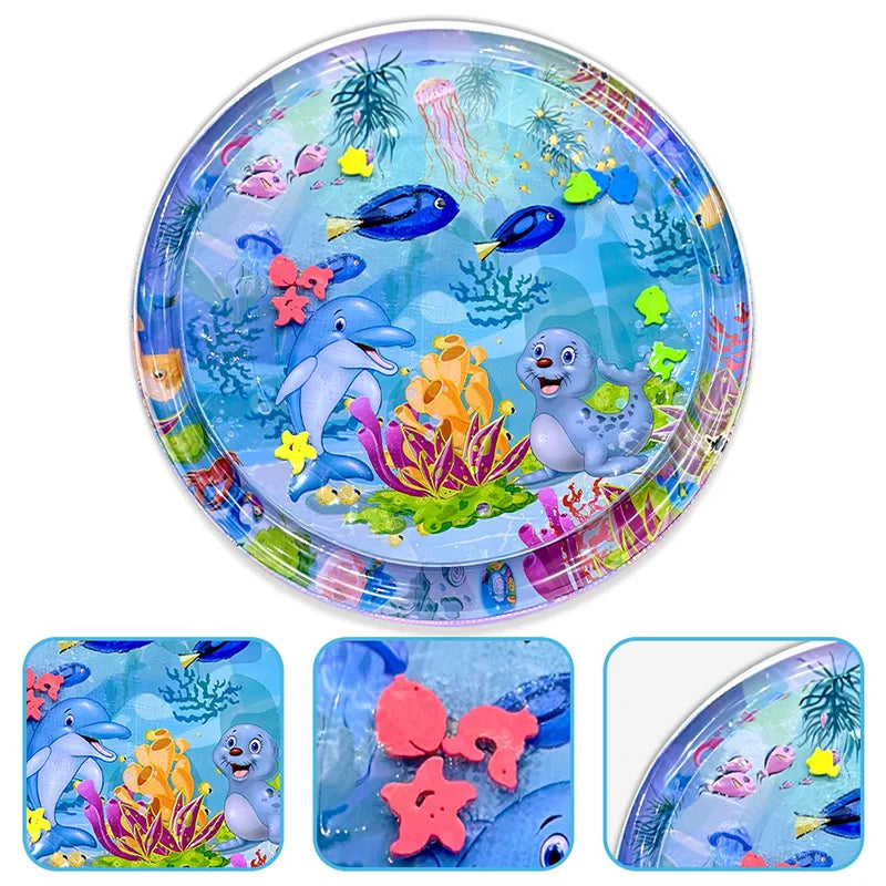 Inflatable Baby Water Play Mat for Sensory Fun