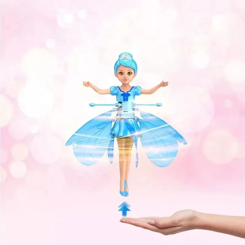 Flying Fairy Doll – Gesture-Controlled LED Hover Toy for Kids
