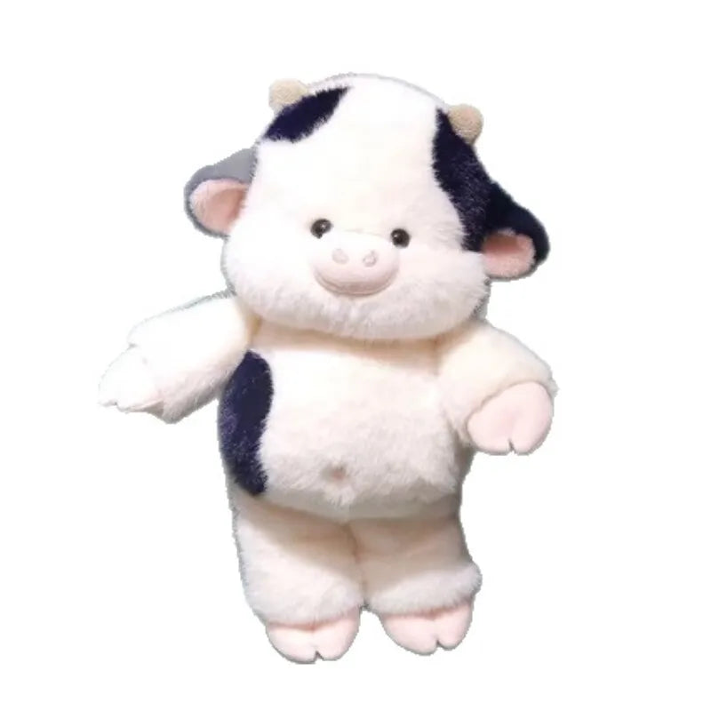 Cow Plush – Size Reference on Bed | Toki Toy Box