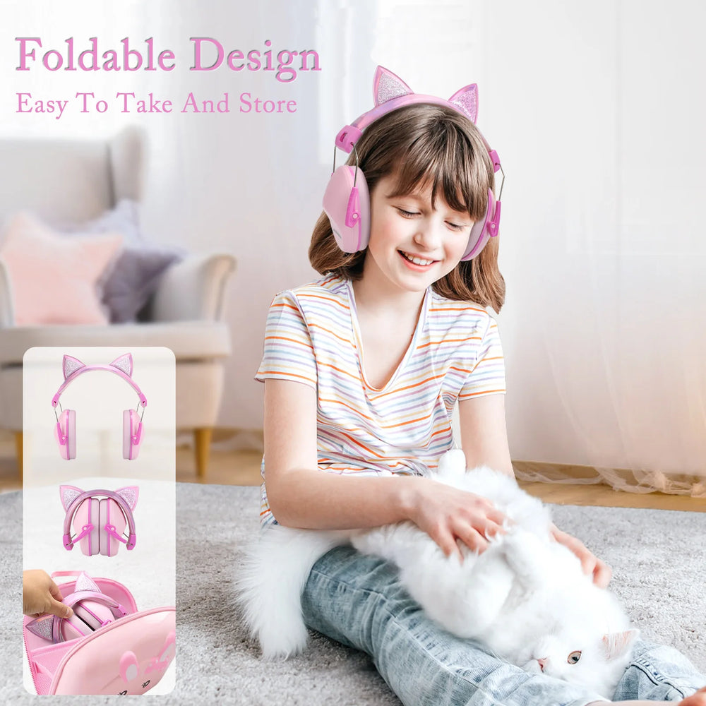 Kids Noise Reduction Earmuffs with Cute Ears | TokiToyBox