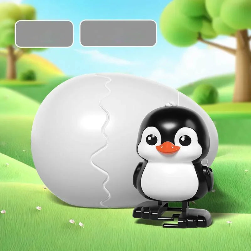 Walking Egg Duck – Wind-Up Desk Toy & Cute Fidget Companion – Packaging | Toki Toy Box