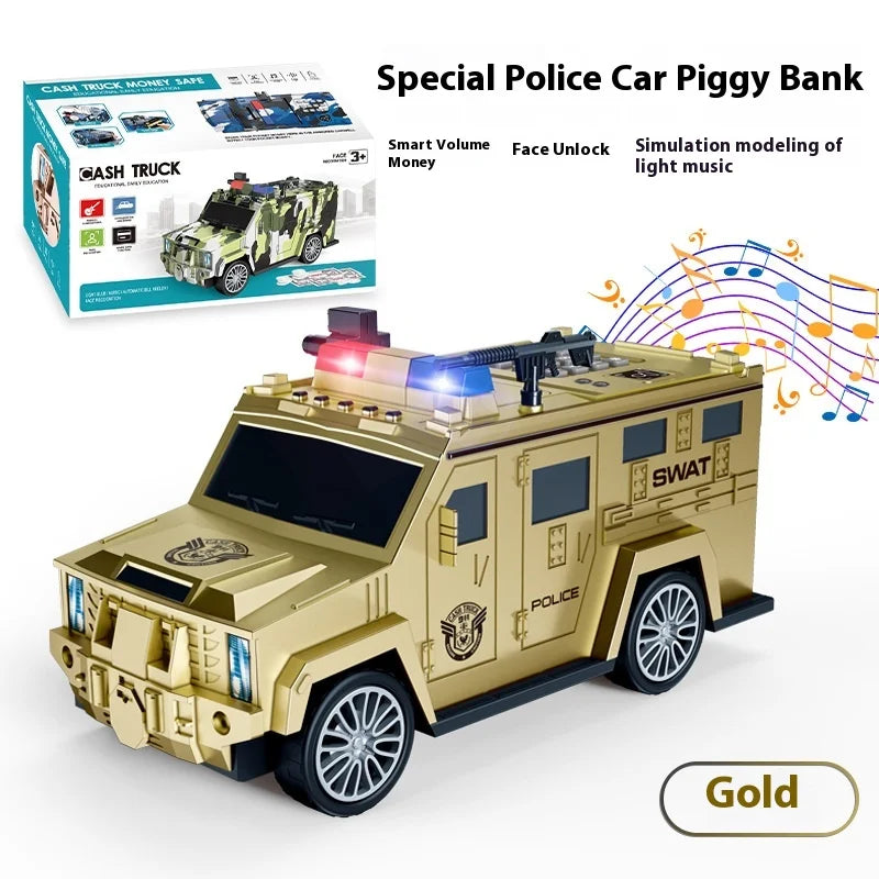 Kids ATM Piggy Bank with Fingerprint & Password Safe