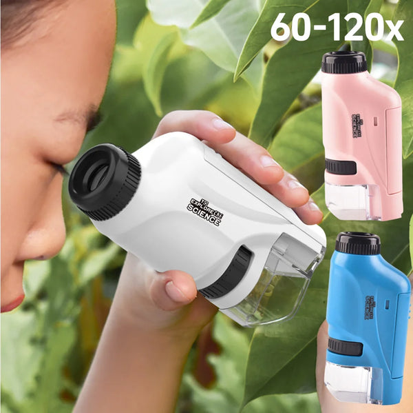 Pocket LED Microscope for Curious Kids