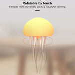 RGB Jellyfish LED Night Light – Voice Control USB-C Lamp with Flexible Tentacles