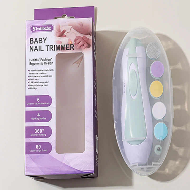 Electric Baby Nail Trimmer Kit for Safe Grooming
