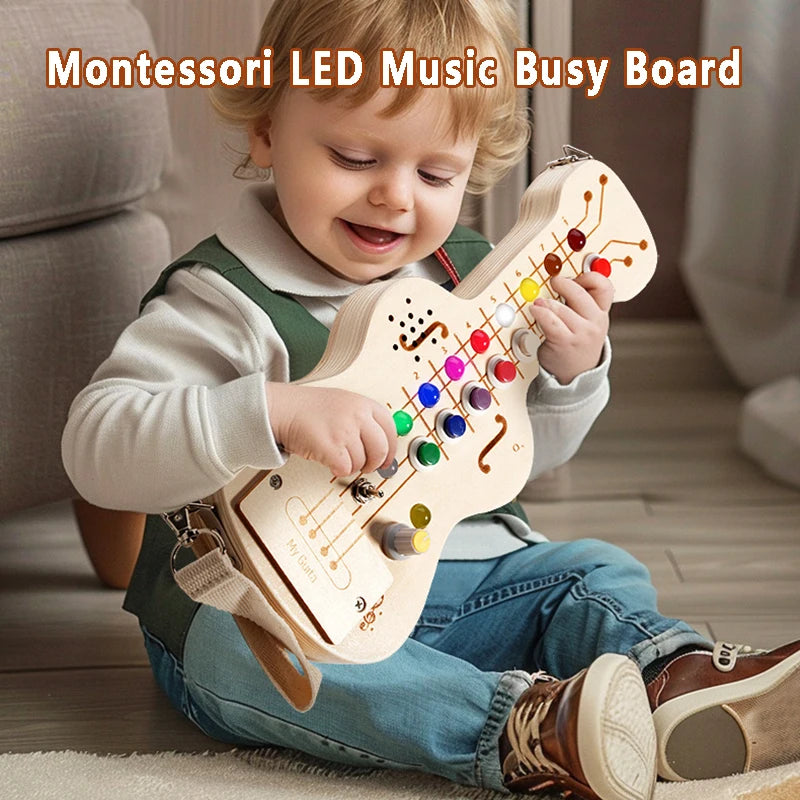 Busy Board – LED Switch Lights On | Toki Toy Box