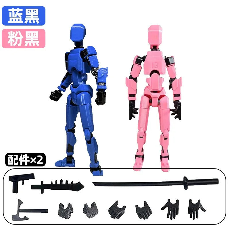 Titan Action Figure Set – Fully Posable Robot Toy