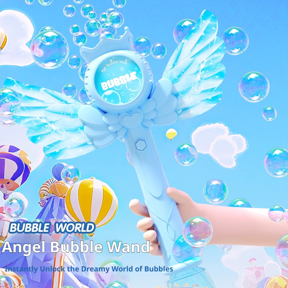 Light-Up Bubble Blaster Wand for Outdoor Fun - Toki Toy Box