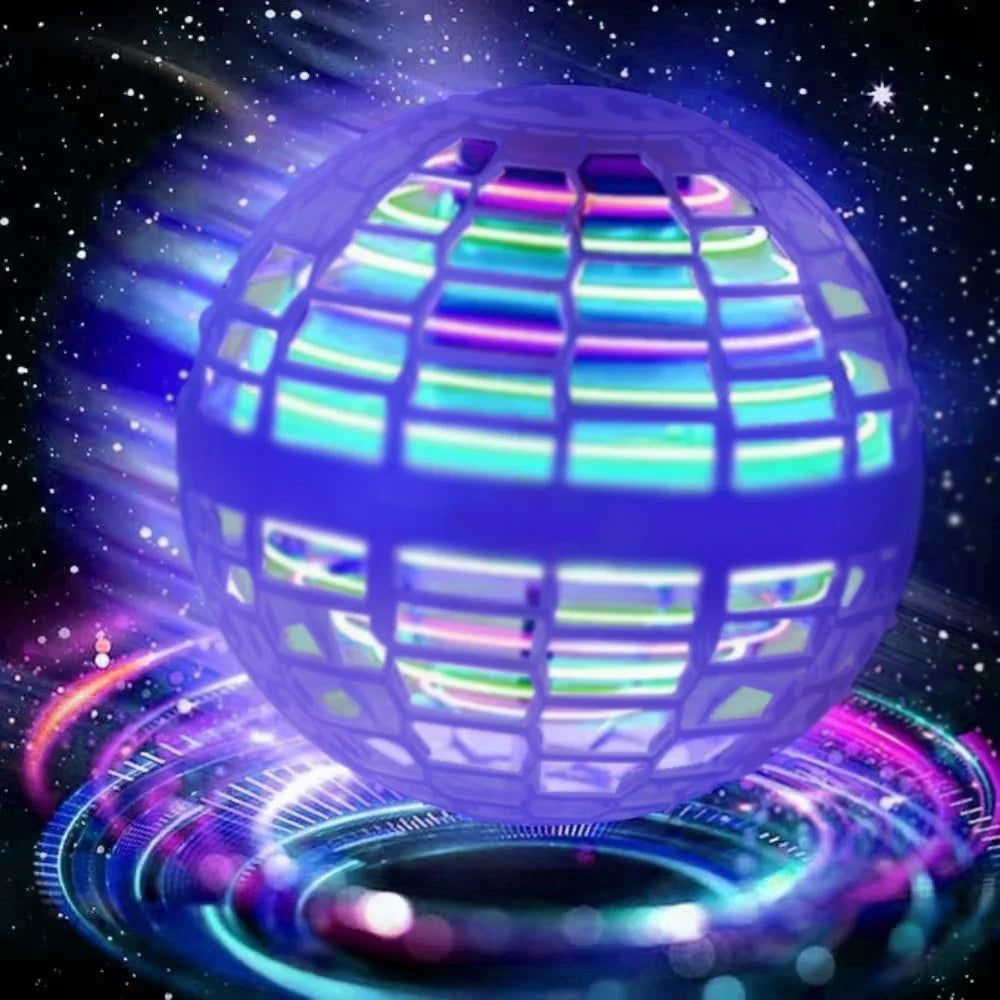 LED Flying Orb Spinner – Boomerang Toy | Toki Toy Box – In Use | Toki Toy Box